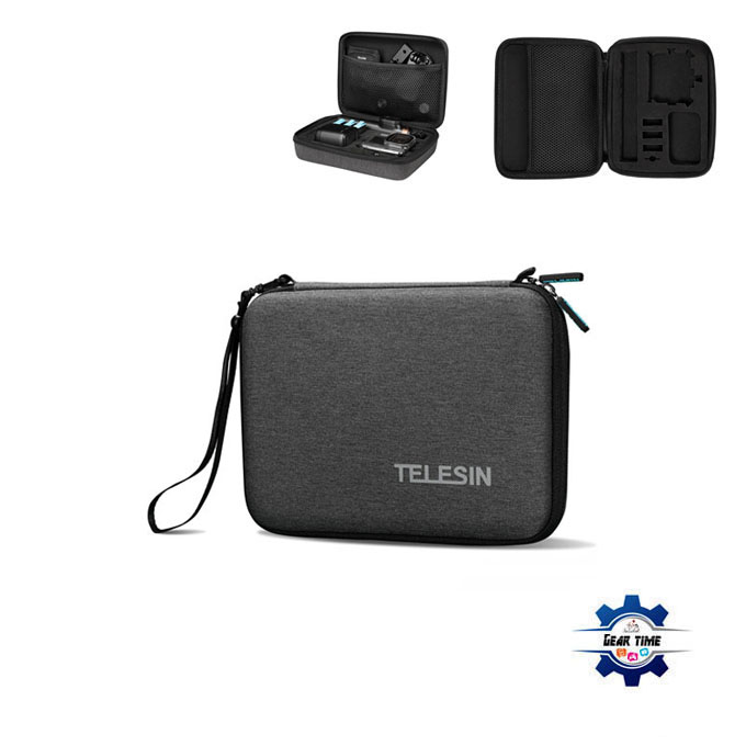 TELESIN Camera Accessories Carrying Case/Storage Bag for Action Camera/GoPro (Medium)