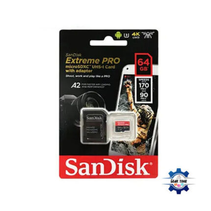 SanDisk Extreme Pro Memory Card (A2-V30) 64GB + Adapter