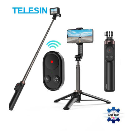TELESIN Bluetooth Remote Control Selfie Stick for GoPro Hero 10/9/8