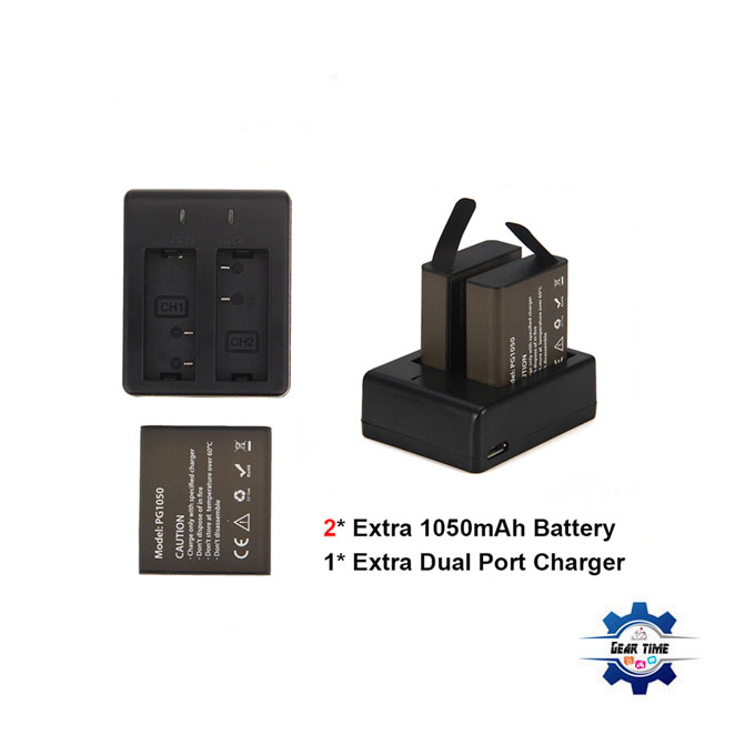 2 Battery & Charger (EKEN, REMAX, SJCAM)