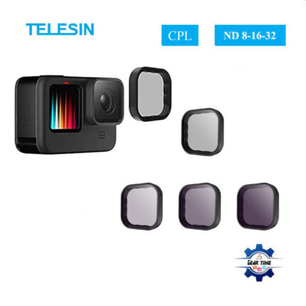 Telesin 4 pack (ND8,16,32) & CPL Filter For GoPro Hero 9