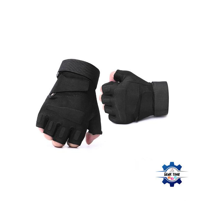 Tactical Gloves Half - Black
