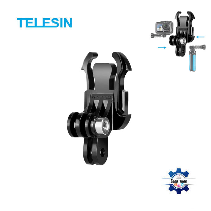 Telesin Dual head J-hook Quick Release Adapter for Action Camera/ GoPro