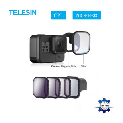 Telesin Nd filter 4 Pack (ND-8,16,32) & CPL filter for GoPro Hero 8