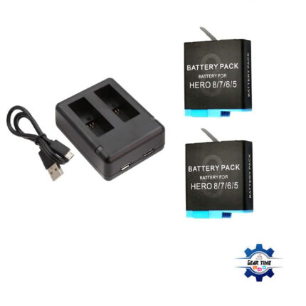 2 Battery & Charger for Hero 5/6/7/8