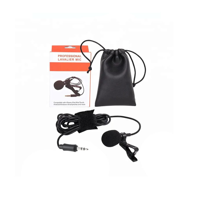 Professional Lavalier Microphone for Action Camera/GoPro