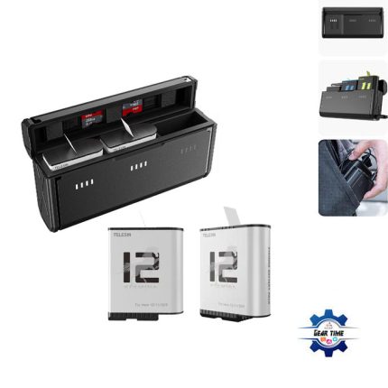 Telesin Pocket Multifunctional Storage Charging Box with Stamina Battery for GoPro Hero 9/10/11/12