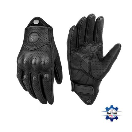 Motowolf Leather Motorcycle Gloves