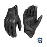 Motowolf Leather Motorcycle Gloves