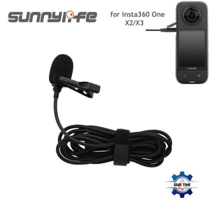 Sunnylife Lavalier Microphone type-C for For Insta360 X3/ONE X2/1-inch 360 Edition