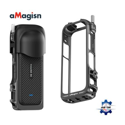 aMagisn Quick Release Metal Frame Cage for Insta360 X4