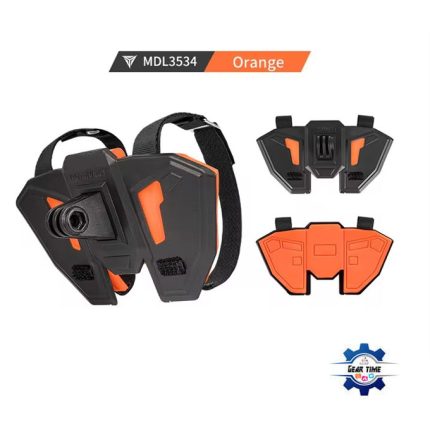 MOTOWOLF Motorcycle Helmet Chin Camera Mount for Action Camera/GoPro - Orange