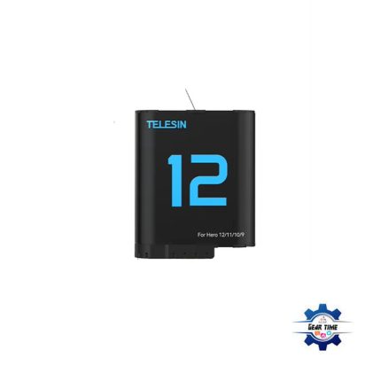 TELESIN Decoded Battery for GoPro Hero 12/11/10/9 - Black