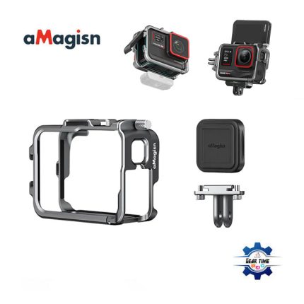 aMagisn Portable Metal Protection Frame Case for Insta360 Ace Pro 2 Aluminium Alloy Housing Frame Case