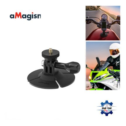 aMagisn Flexible Adhesive Mount for Insta360/DJI Osmo/GoPro Hero Action Camera Motorcycle Helmet Base (1pcs)